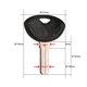 thumbnail image 2 of 3 uds llave de encendido de motocicleta sin cortar para Bmw F800r K1300gt K1200r R1200rt K1300r F650gs F800gs S1000rr R1200gs R1150 accesorios-3 uds rojo-dontodent Kuyhfg Sin marca, 2 of 5