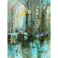 thumbnail image 2 of Zakrynycny, Viktor 25x32 White Modern Wood Framed Museum Art Print Titled - Meeting in Vienna, 2 of 4
