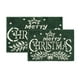 thumbnail image 1 of Juego de alfombras de baño LANE LINEN Christmas Green, 2 piezas, 1 of 7