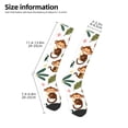 thumbnail image 5 of Balery Monkeys Swinging from Palms Printed Novelty Socks Men's Women's Crew Socks Sports Socks Knee High Socks Cotton Socks Quirky and Cool Socks, 5 of 9