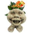 thumbnail image 4 of Homestyles 8.5 in. "Little Buddy" the Muggly Face Humorous Statue Planter Holds 4 in. Pot, 4 of 4