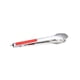 thumbnail image 2 of Pinza para alimentos de acero inoxidable 304 | Pinzas de cocina antideslizantes de alta resistencia | Pinza para escurrir aceite en parrillas y barbacoas | Pinza resistente para escaldar pan y carne, 2 of 3