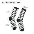 thumbnail image 3 of KLL Soccer Print Cool Socks Men's Women's Crew Socks Funny Crazy Novelty Stockings, 3 of 7