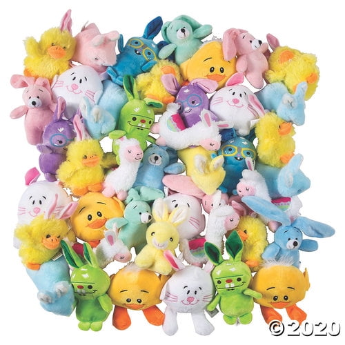 Bulk Easter Stuffed Animal Assortment 72 Pc.