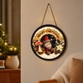 thumbnail image 4 of Christmas Lighted Hanging Sign, Battery‑Operated LED Wall Ornament with Hooks, Illuminated Xmas Decor for Front Door, Porch, Entryway Home Decoration, 4 of 7