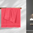 thumbnail image 2 of BELIZZI HOME 100% Premium Cotton 2 Pack Oversized Bath Towel Set 28x55 inches, Large Bath Towels, Ultra Absorbant Compact Quickdry & Lightweight Towel, Ideal for Gym Travel Camp Pool - Coral Orange, 2 of 7