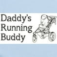 thumbnail image 2 of CafePress - Daddy's Running Buddy Long Sleeve Infant Bodysuit - Long Sleeve Cotton Baby Bodysuit, 2 of 4