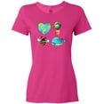 thumbnail image 3 of Inktastic Earth Day Plant a Tree Save the Bees Save the Seas Love Your Mother Women's T-Shirt, 3 of 5