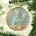 thumbnail image 5 of Kumdkd Sea Glass Nativity Ornament - Handmade Christmas Tree Decoration with Beach Style (8cm), 5 of 8