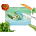 thumbnail image 2 of Caroline's Treasures Blue Fish Watercolor Glass Cutting Board Large, 2 of 2