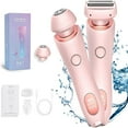 thumbnail image 1 of SNNROO Solys Razor for Women  Solys Razor  2025 New 2 1 Electric Shaver Razors for Women  Dual Head Shaver Women  Ipx7 Waterproof Wet & Dry  with Replacement Heads, 1 of 7