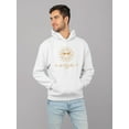 thumbnail image 2 of Le Soleil Radiance - Vintage Sun Emoji Graphic Men's Hoodie, 2 of 4