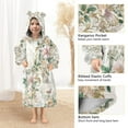 thumbnail image 4 of BZSMCE Wearable Blanket Hoodie Fashion Soft Blossom Elegance Home Wear, 4 of 7