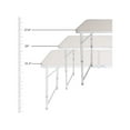 thumbnail image 4 of MPM Folding Table 4FT Portable Lightweight Aluminum Camping Table, Adjustable Height, with Handle for Outdoor Indoor, 4 of 6