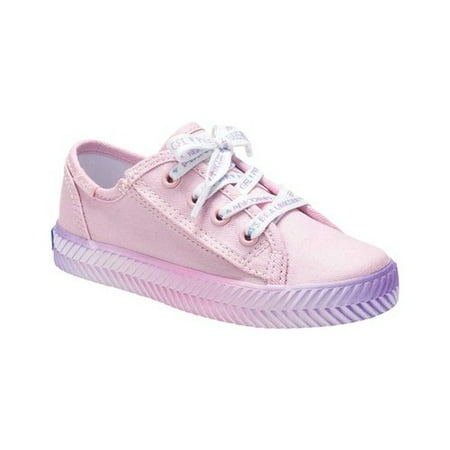UPC 884506127108 product image for Infant Girls' Keds Kickstart Herringbone Messaging Sneaker Pink Textile 4 M | upcitemdb.com