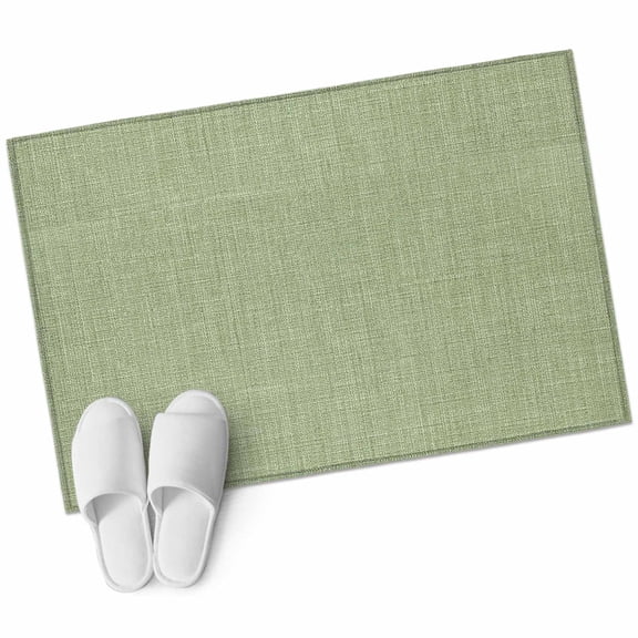 Area Rugs 2x3,Sage Green Retro Linen Non Slip Washable Rug Indoor Carpet Soft Floor Rugs for Home Living Room Bedroom Dining Room Office