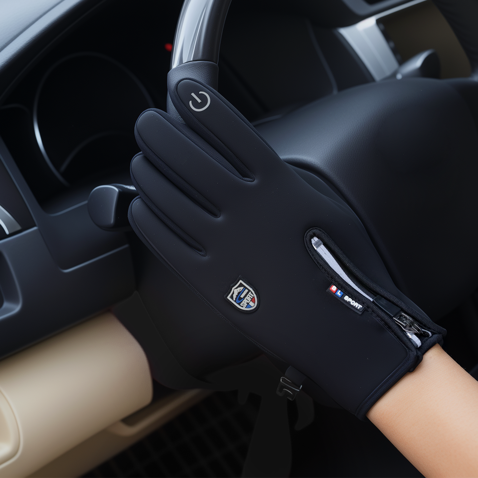 Foricom Shield Winter Touchscreen Gloves Black photo 6