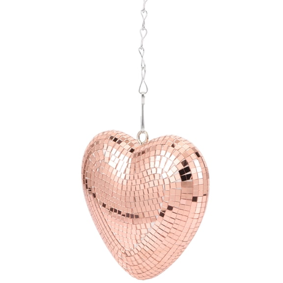 Mirror Disco Ball Glass Party Decorations Pendant Heart Shaped