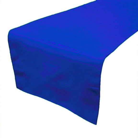 Poplin Table Runner Solid Royal Blue