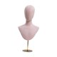 thumbnail image 2 of Cabeza de maniquí práctica y moderna con altura ajustable para exhibición de sombreros de mesa. Rosa, 2 of 9