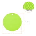 thumbnail image 2 of Unique Bargains 4pcs Silicone Trivets for Hot Pots, Hot Pads Pot Holders, Heat Resistant Trivets for Hot Dishes-Green, 2 of 5
