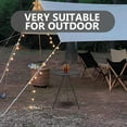 thumbnail image 3 of HONMEET Portable Round Table for Barbecues Adjustable Height Stability 1Pack, 3 of 8