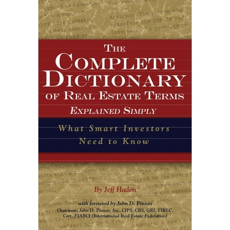 The Complete Dictionary of Real Estate Terms Explained Simply (Best Real Estate Stocks India)