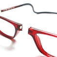 thumbnail image 5 of GJX 2026 New Magnetic Reading Glasses for Men Or Women, Computer Readers, Click Adjustable, Original Long (M-L, Red, 100 Degrees), 5 of 7