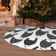 thumbnail image 6 of Yiaed Retro Rooster Print Christmas Tree Skirt , Tree SkirtsTree Mat for Christmas Winter Holiday Indoor Decorations-30", 6 of 7