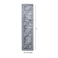 thumbnail image 3 of Contemporary Home Living 2' x 10' Medallion Border Rectangular Area Throw Rug Runner - Gray and, 3 of 4
