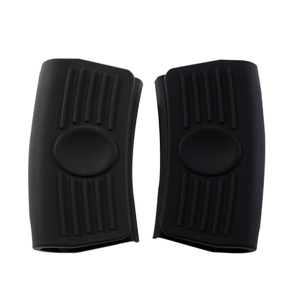 Bewildely 2 piezas de soporte para mango de olla, funda aislante, Protector antideslizante resistente al calor, Clip de silicona grueso para Type10 NO10