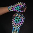 thumbnail image 3 of Guantes De Ciclismo Guante De Bicicleta De Montaña Luminoso Y Colorido Guante De Ciclismo De Medio Dedo Antideslizante Yuarrent OD016057-03, 3 of 6