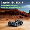 thumbnail image 5 of RC Car Juguetes de control remoto para niños Coches de aleación 2WD 2.4GHz Camión 15+KM/H Coche de carreras de alta velocidad Buggy con dos baterías Regalo para niñas y niños brillar Electrónica, 5 of 5