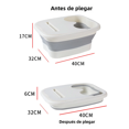 thumbnail image 4 of Foldable Foot Massage Bucket Pedicure Bathtub Spa Home, 4 of 5