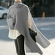 thumbnail image 4 of Suéter de cuello alto de manga larga para mujer, jersey de punto holgado, cortavientos, de calidad europea y americana, para otoño e invierno, 4 of 6