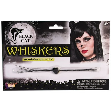 Black Cat Whiskers - Adult One Size