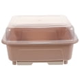 thumbnail image 1 of TABLETREANDS Escurridor De Platos Para Cocina Con Cubierta Transparente Y Para Color Rosa, 1 of 8