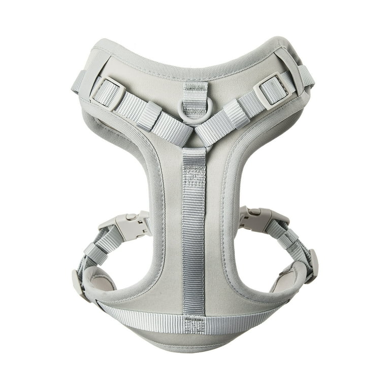 Vibrant Life Neoprene Comfort Control Monochrome Harness, Gray