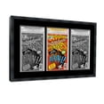 thumbnail image 2 of Black Comic Book Frame with Black Mat - 3 Openings to Display 3 CGC, CBCS or PGX Graded Comic Books, 2 of 7