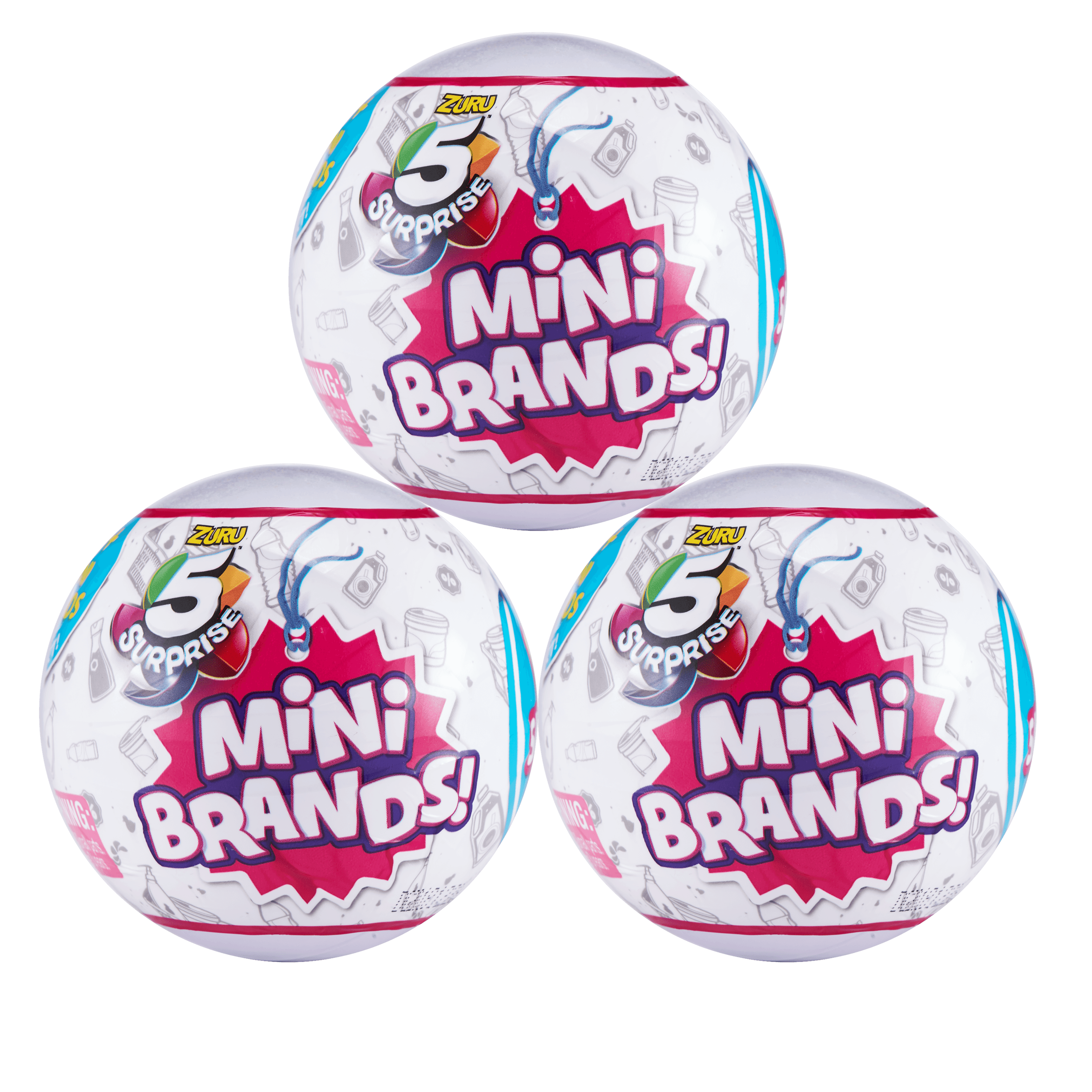 5 Surprise Mini Brands NEW Mystery Capsule Collectible Toy 3 Pack By 5 Surprise Mini Brands NEW Mystery Capsule Collectible Toy 3 Pack By