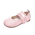 thumbnail image 1 of 2DXuixsh Chaussures de Robe pour Filles Fête Mariage Mignon Tout-Petit Dentelle Fleur Ballerines Plates Sandales Confortables Douces Mode Princesse Sandales Rouges Taille 12, 1 of 6