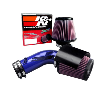 K&N Air Filter + Spyder Cold Air Intake (Blue) - 09- 16 Nissan Maxima 3.5L V6