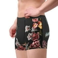 thumbnail image 4 of JUNZAN Butterfly with Fowers Mens Underwear Boxer Briefs for Men’s - Large, 4 of 9