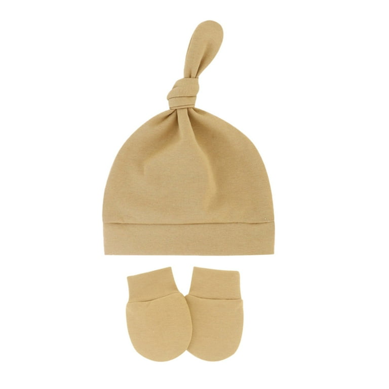 Mifelio Baby Hats Autumn 06 Knotted Infant Old and Cap Soft Hats