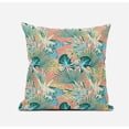 thumbnail image 2 of Amrita Sen Plant Illusion Suede Zippered Pillow with Insert in Gray 20 x 20, 2 of 7