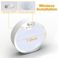 thumbnail image 2 of Tsothea Ceiling Light Wireless Motion Sensor Battery Operated with Remote 400LM Dimmable 3000K/6000K, 2 of 7