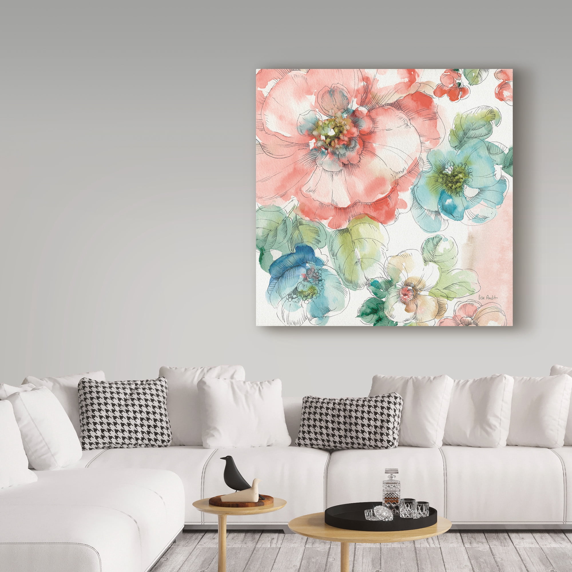 Trademark Fine Art 'Summer Bloom II' Canvas Art by Lisa Audit