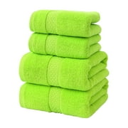 YIMWNYI 4-Piece Plain Gift Set Towel Multicolor Soft Absorbent Bath Towels for Home, Spa, Beach, Versatile Towels, Durable, Quick-Drying, Comfortable, Luxury Towel Set