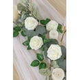 thumbnail image 3 of Hongchun Fleurs Artificielles Roses, 25 Pcs Fleurs Décoratives Fausses Roses avec des Tiges, 3 of 5