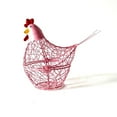 thumbnail image 4 of CQCYD under $5 Egg Basket, Iron Wire Egg Storage Basket, Kitchen Chicken Shape Egg Holder Countertop Decor, Rustic Farmhouse Fruit Vegetable Basket, Lockable Hanging Pantry Storage, 4 of 7